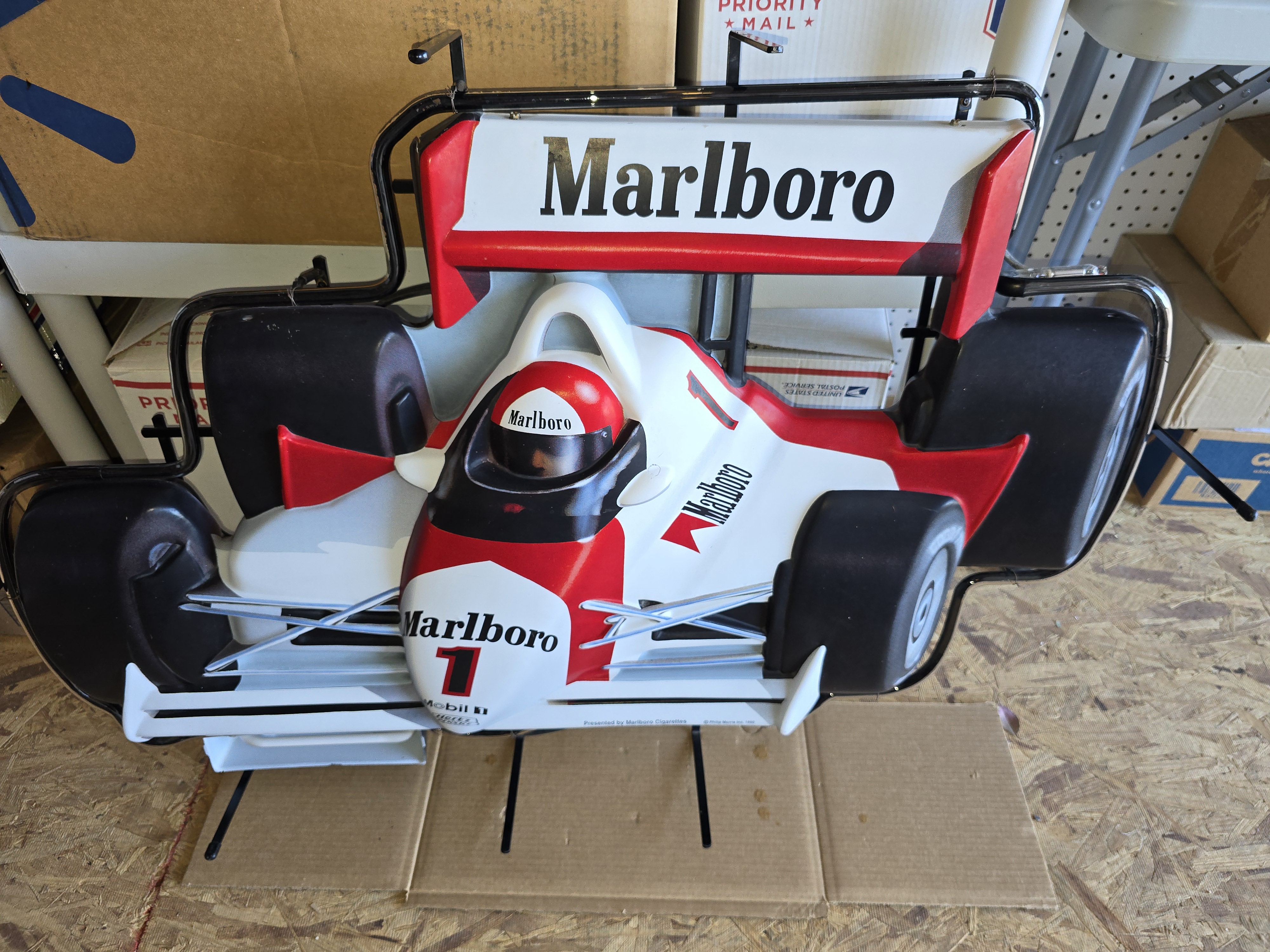 Marlboro Indy Car Neon - Decorative Bar Sign