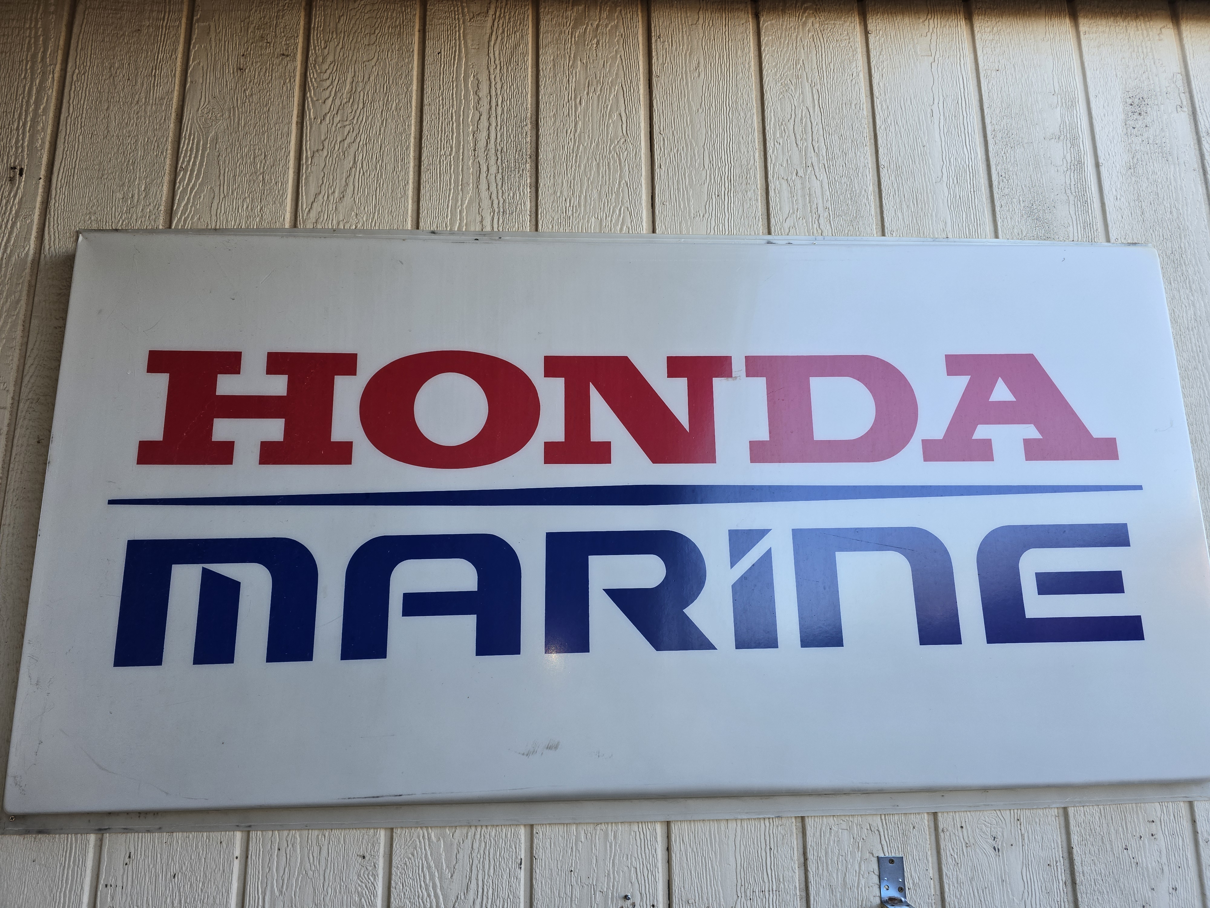 Honda Marine Sign