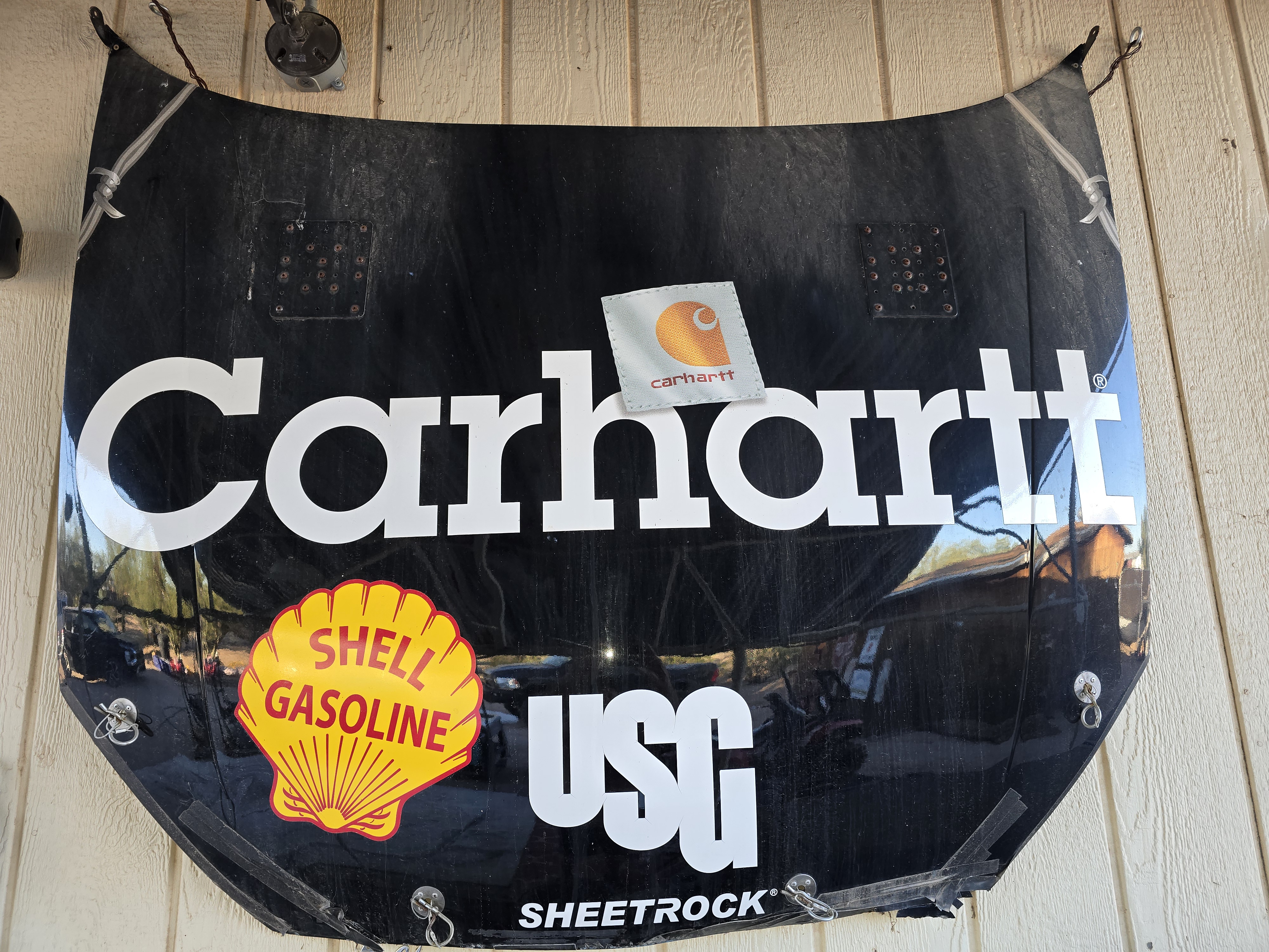 Vintage Nascar - Racing Car Hood