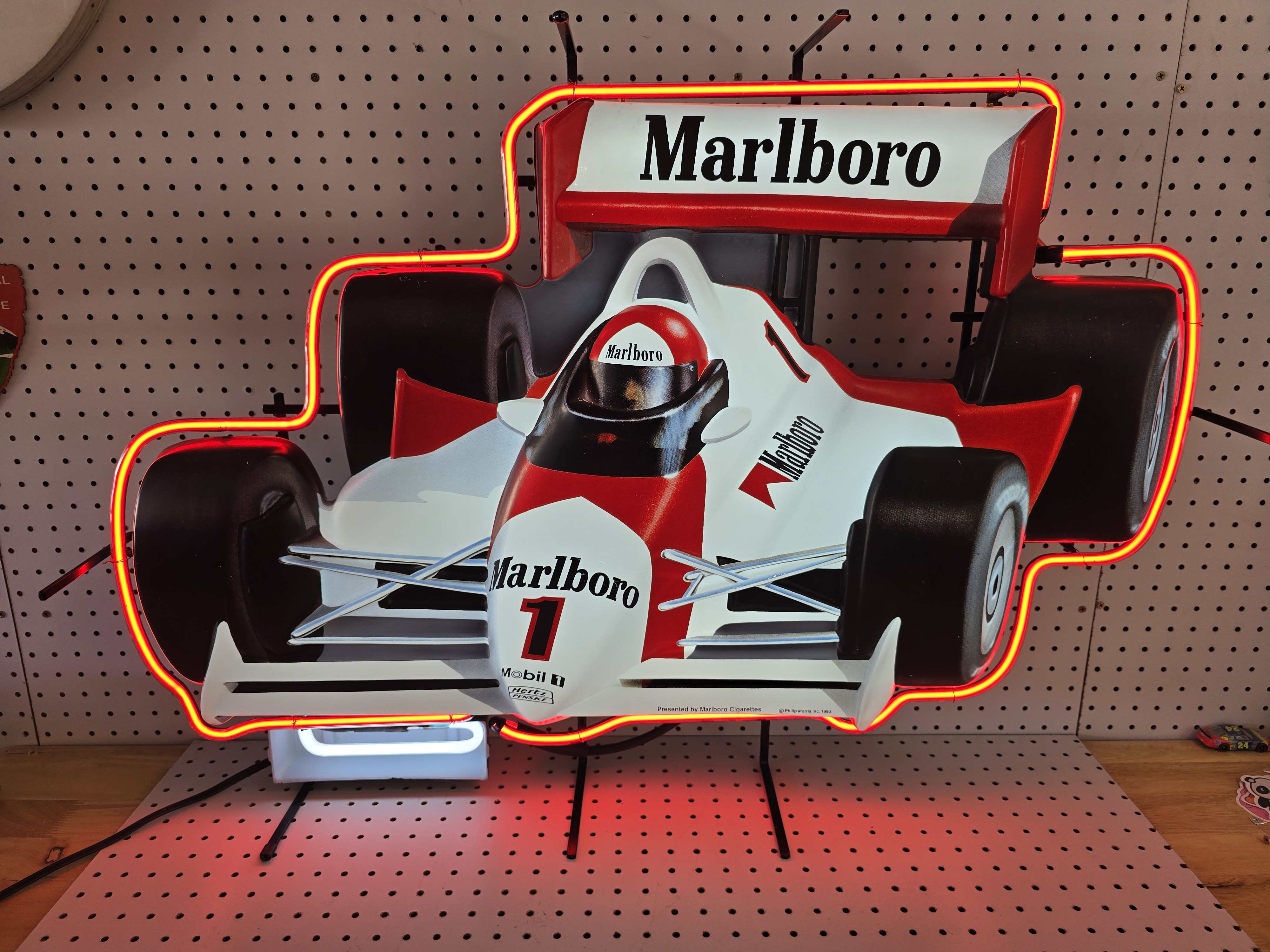 Marlboro Indy Car Neon - Decorative Bar Sign