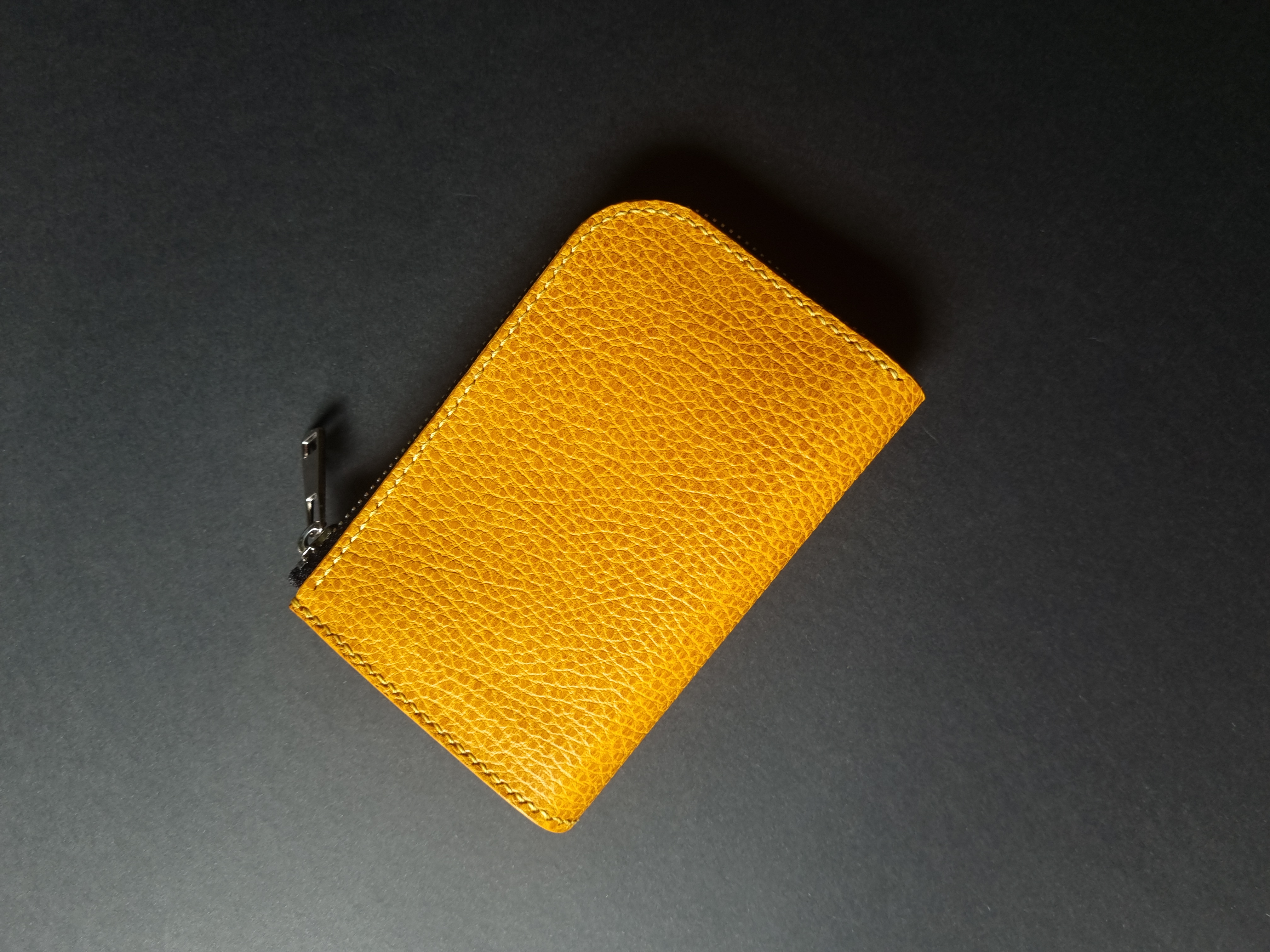Compact Yellow L-Shape Wallet