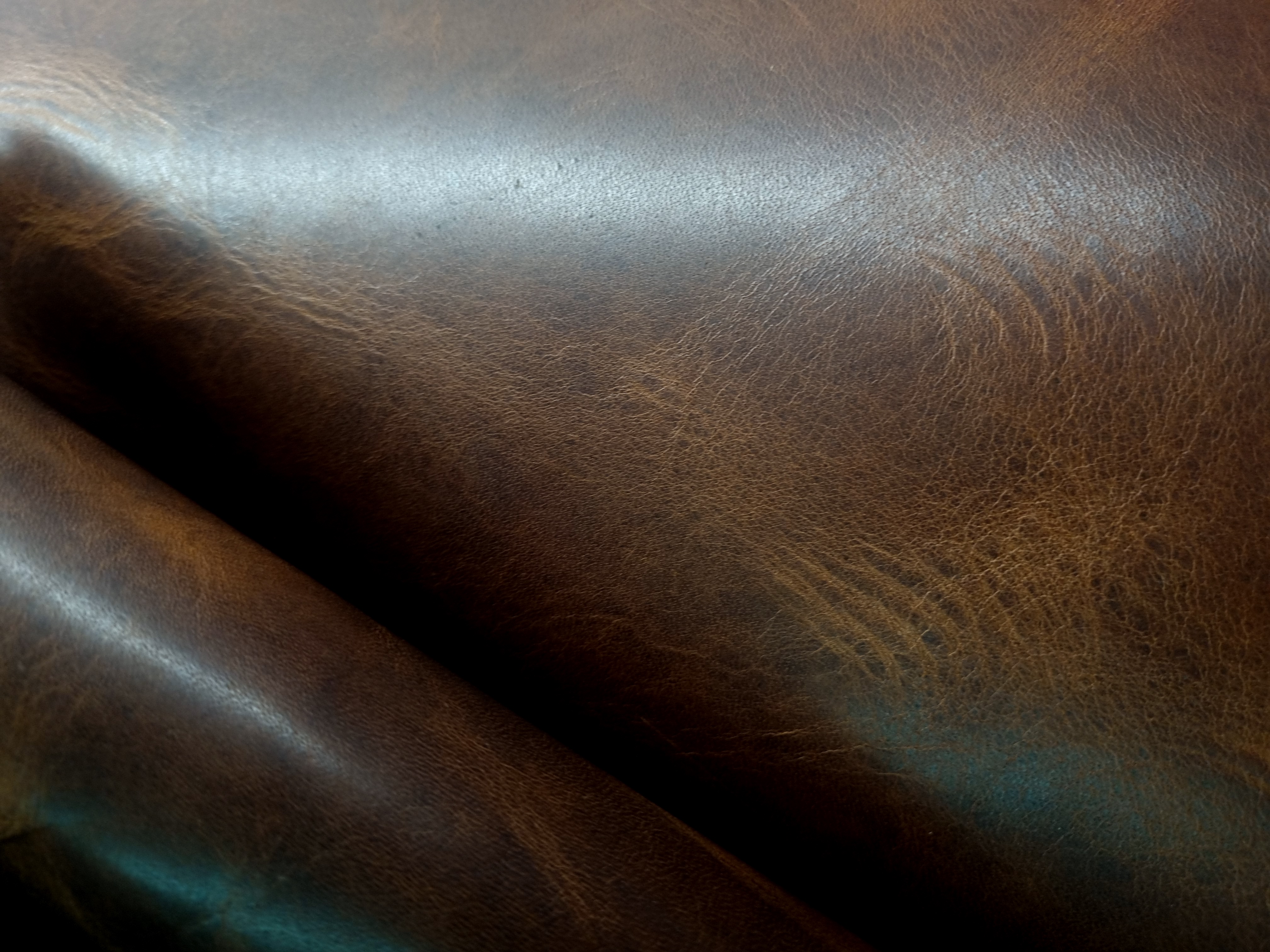 Horween Derby leather A6 document case - Black