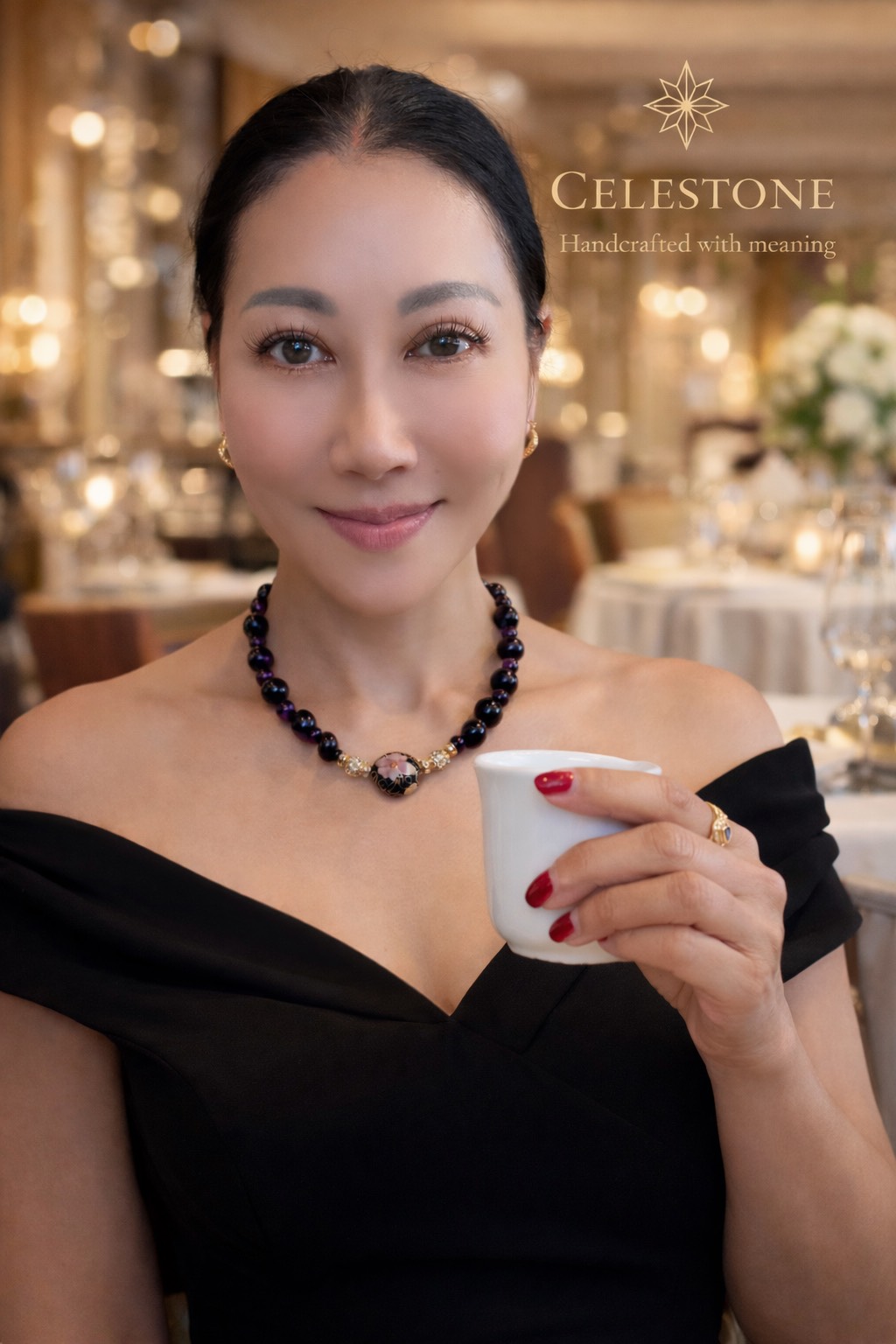 Celestone Midnight Elegance Necklace