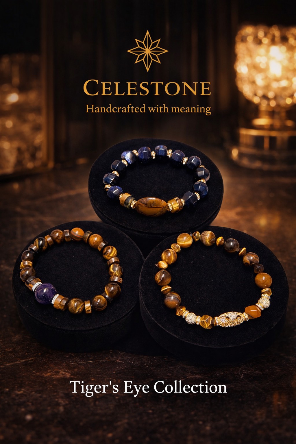 Tiger's Eye Bracelet Set