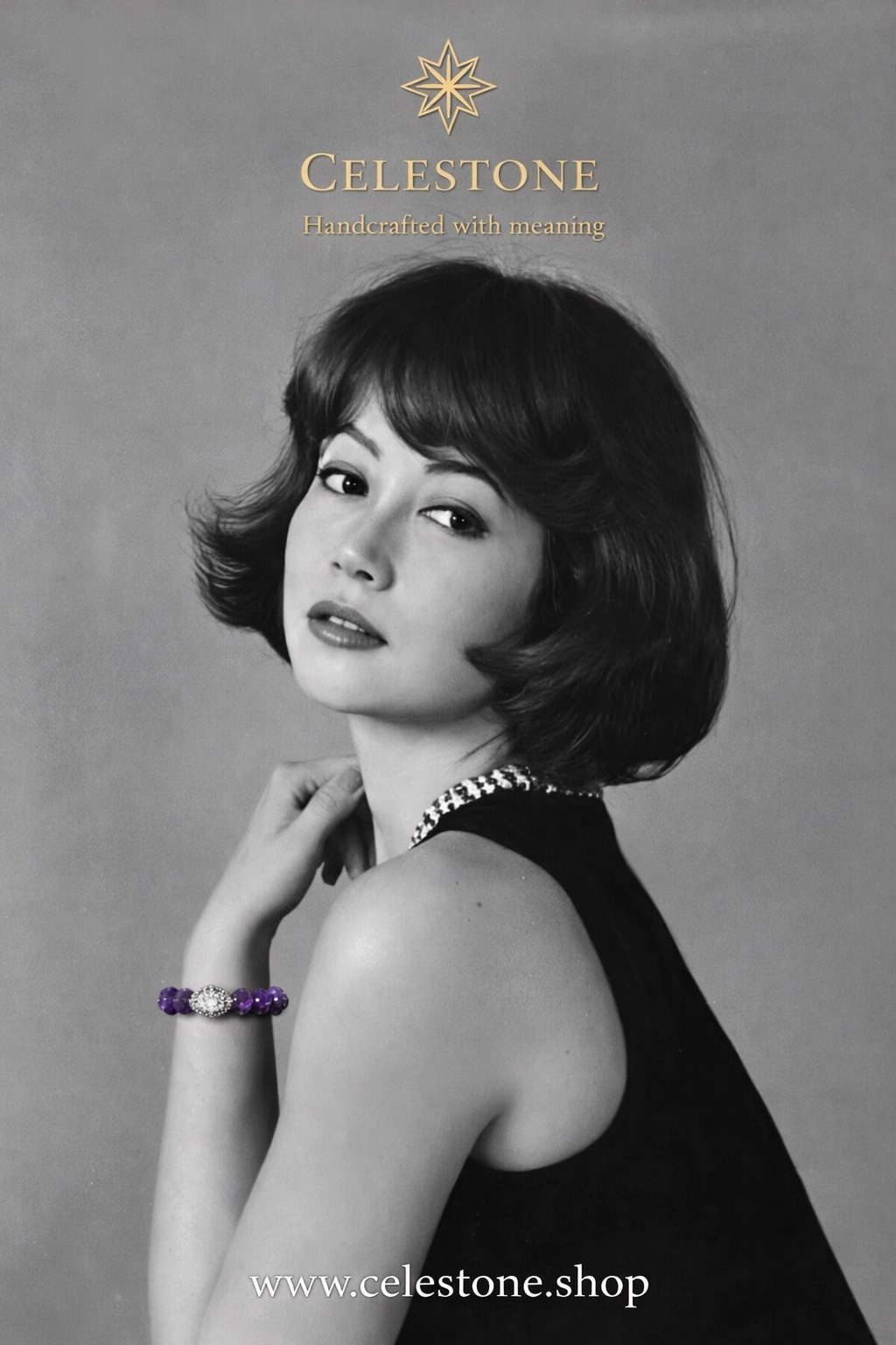 Celestone Amethyst Bracelet