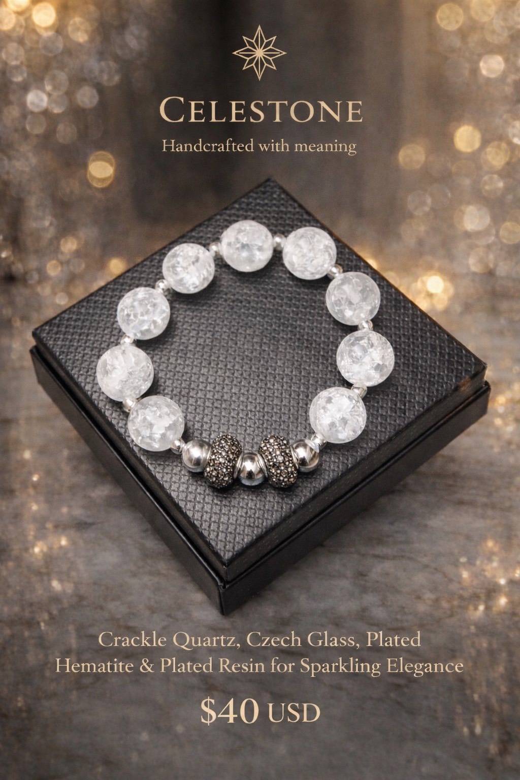 Crackle Quartz Necklace