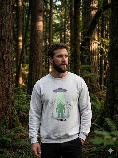 Bigfoot UFO Sweatshirt