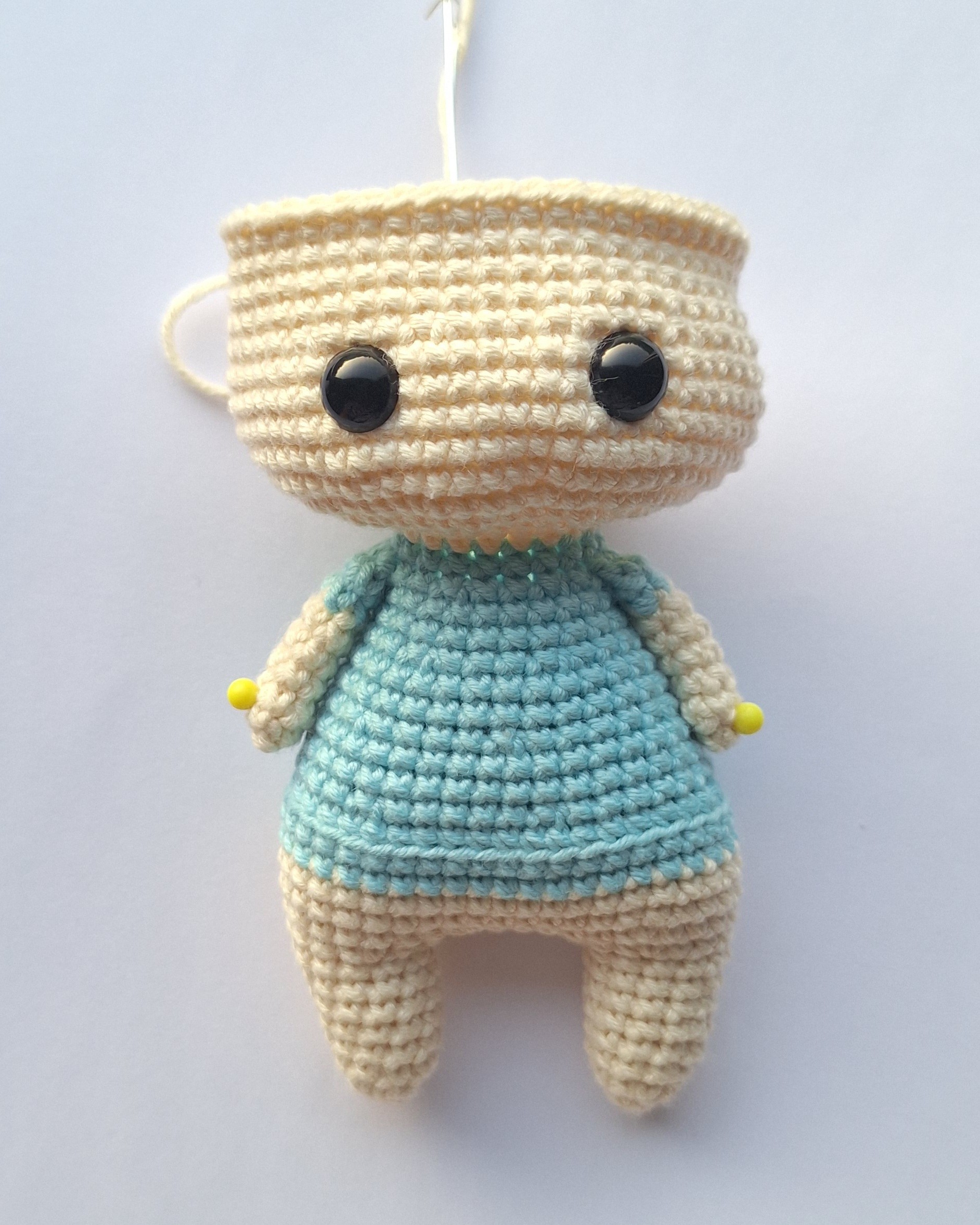 Lėlytė Ema nėrimo vąšeliu aprašymas