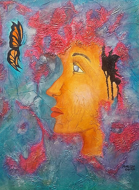Dreamer and Butterfly Art Canvas