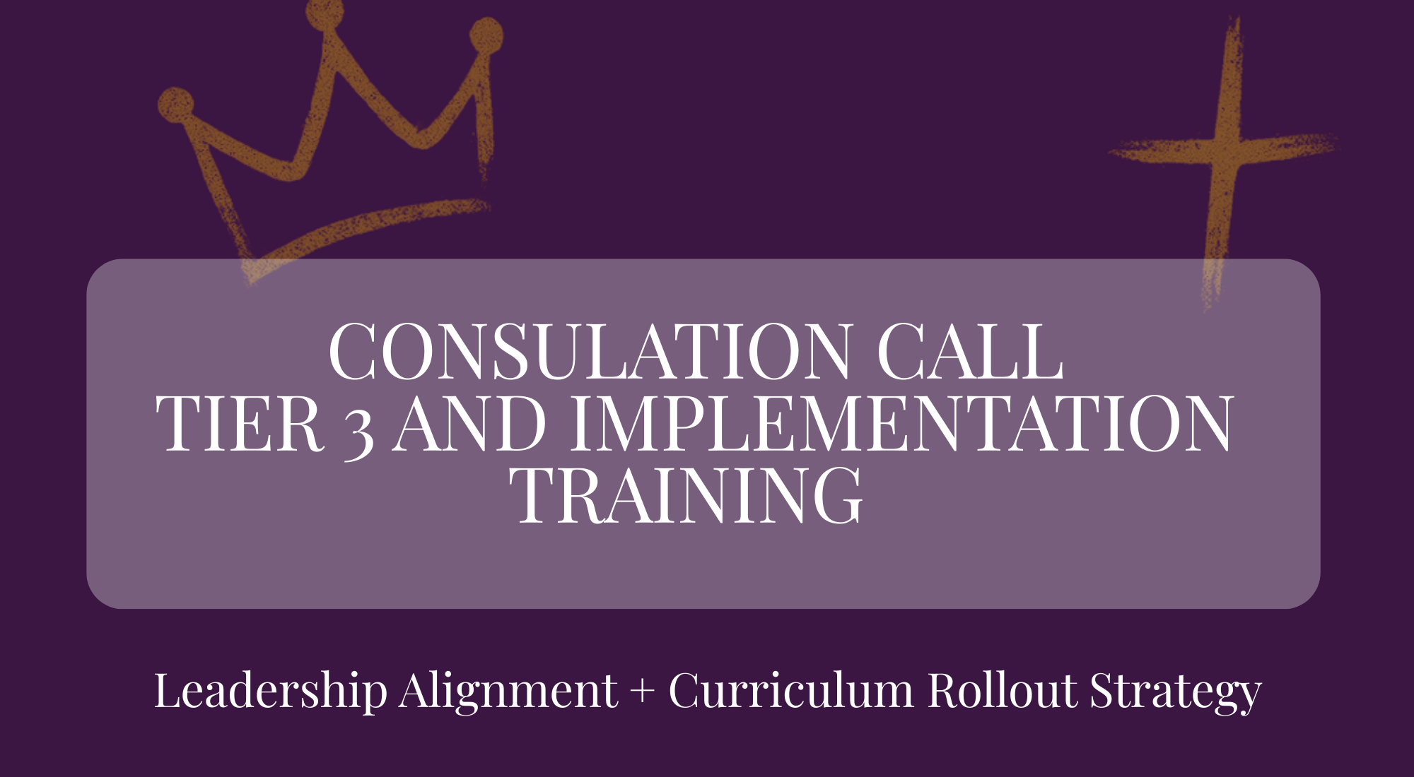 Tier 3 Implementation Training Session