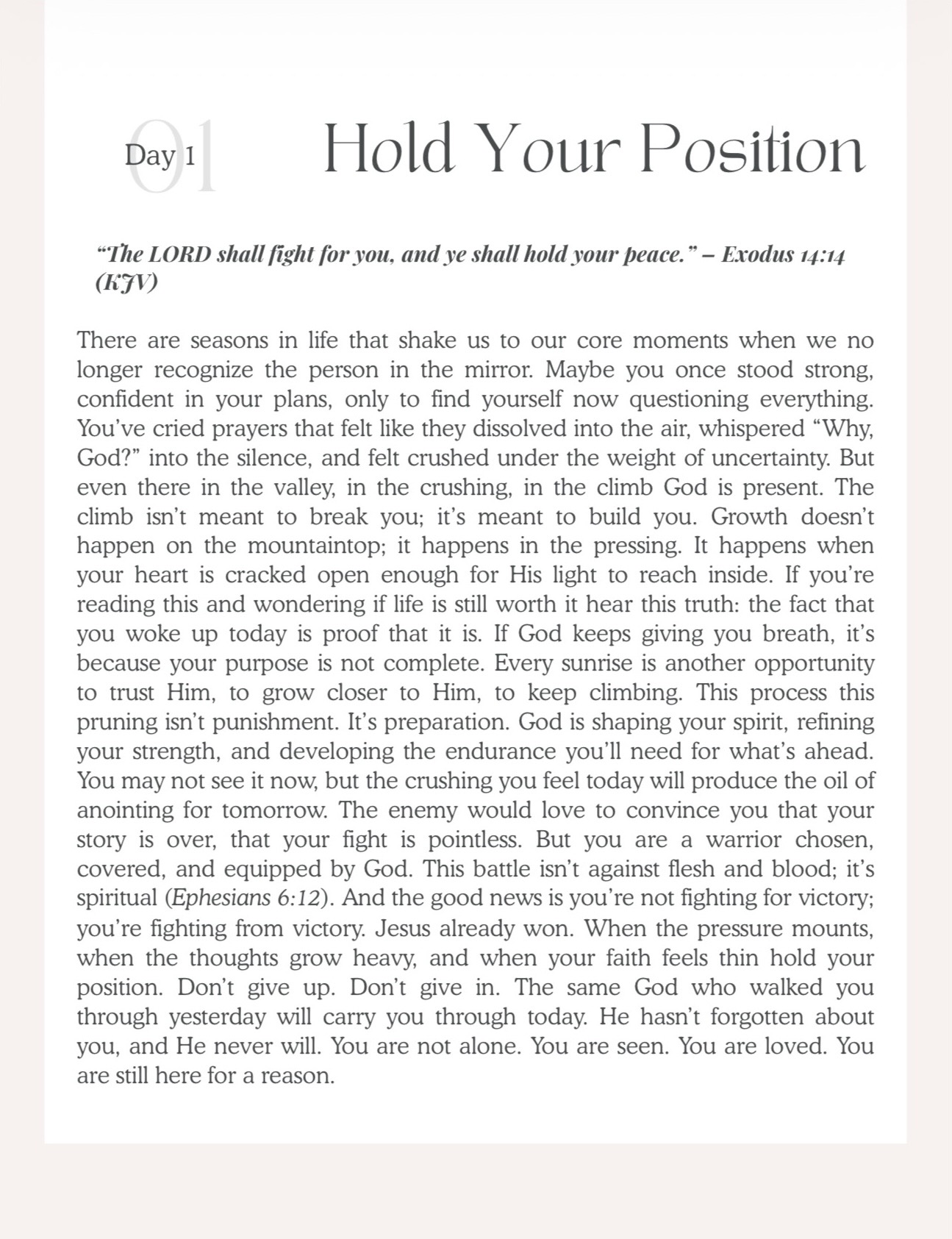 The Climb Within Digital Devotional Workbook