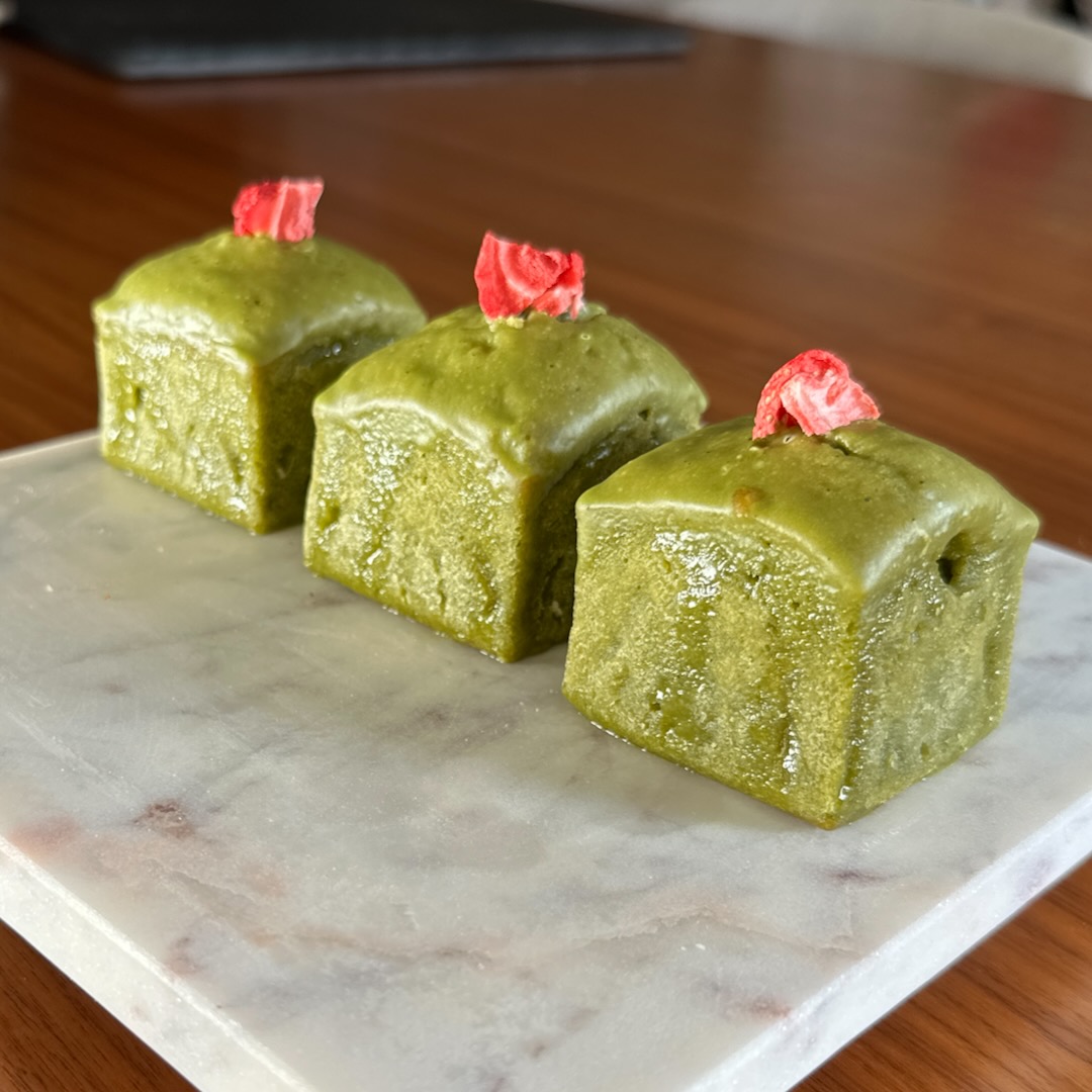 Matcha Cube Pound Cakes