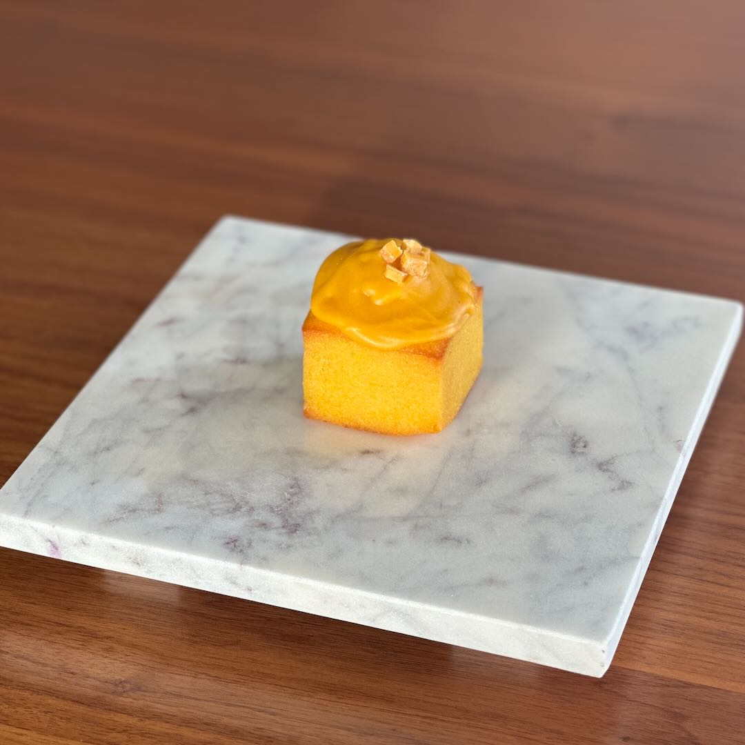 Mango Cube Pound Cakes