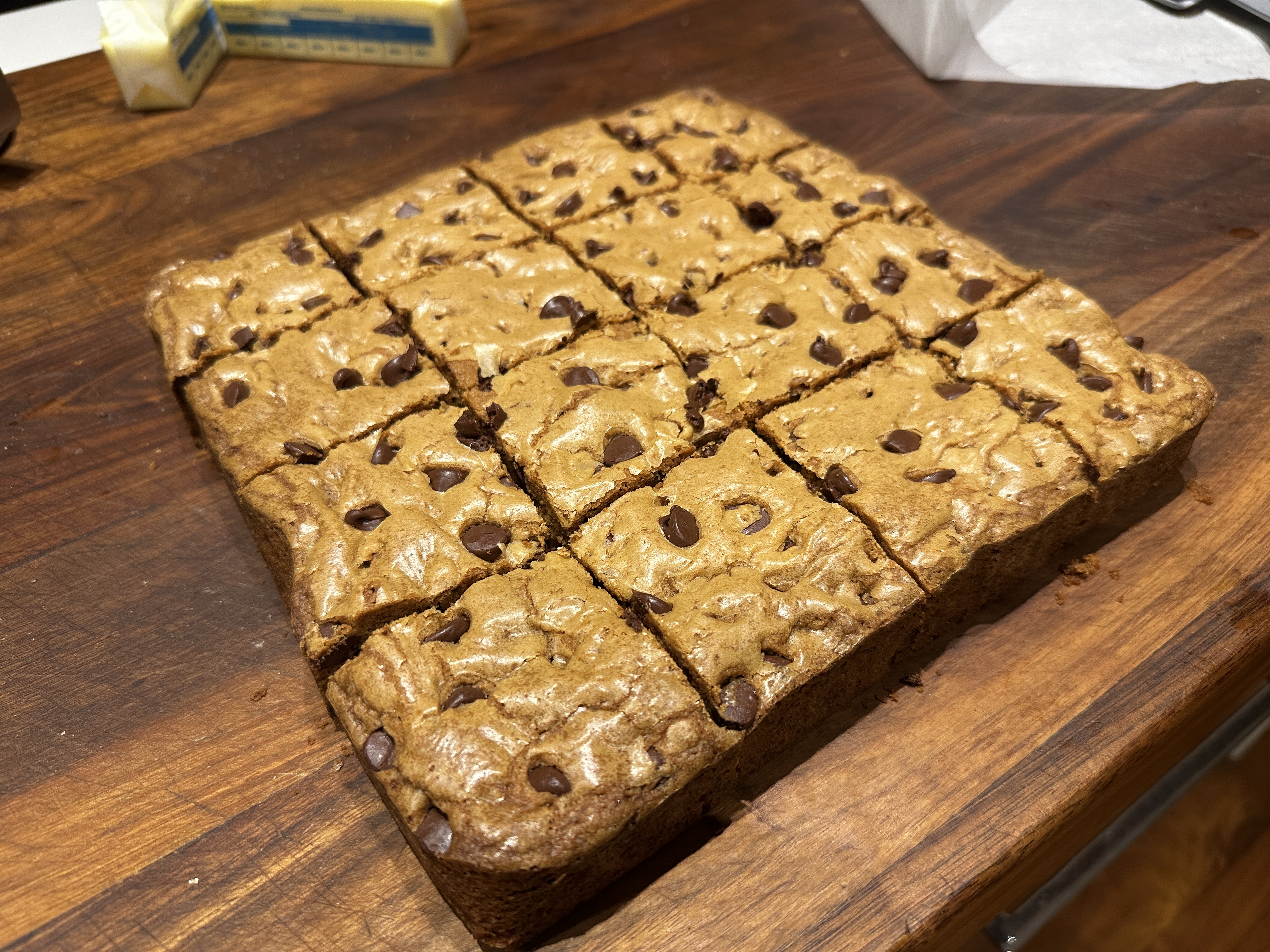 Chocolate Chip Cookie Bars