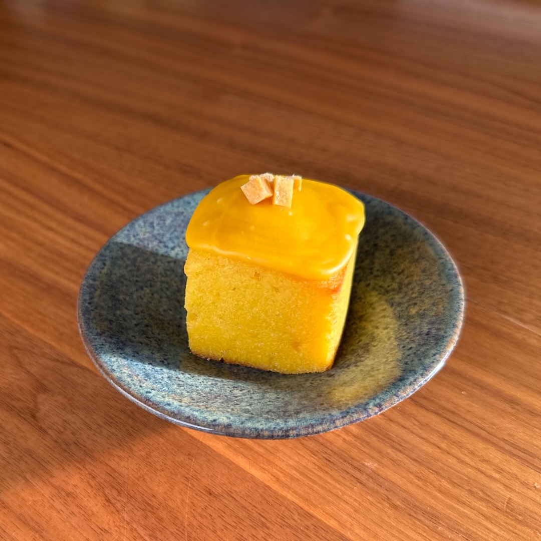 Mango Cube Pound Cakes