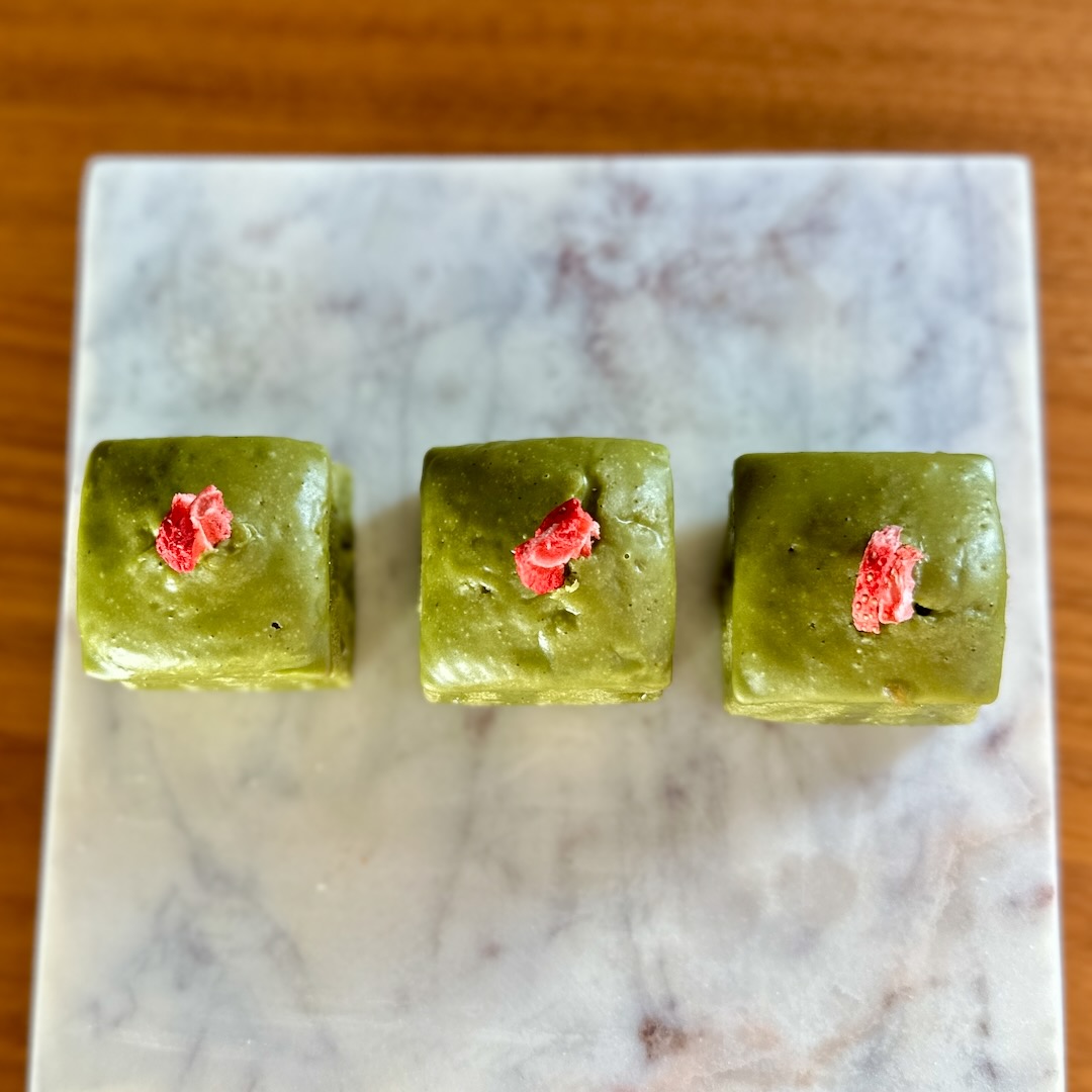 Matcha Cube Pound Cakes