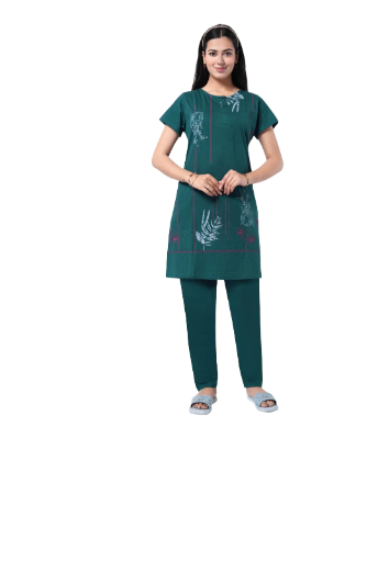 Kurti Long Night Suit