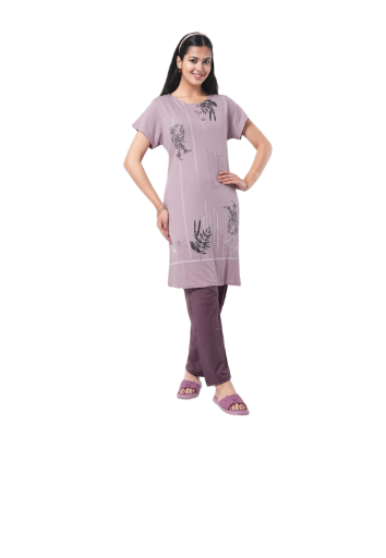 Kurti Long Night Suit