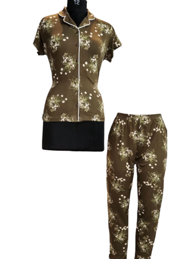 Night Partner Floral Pajama Set