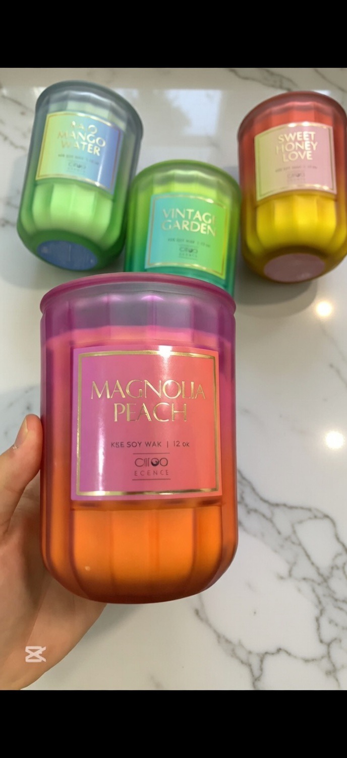 Bougie parfumée irisée
