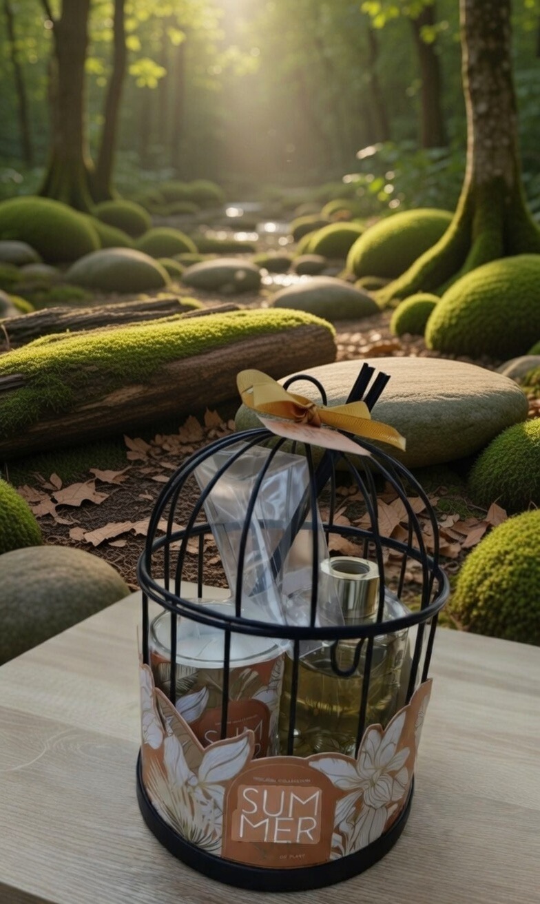 Coffret bougie et diffuseur en cage 🕯️ 