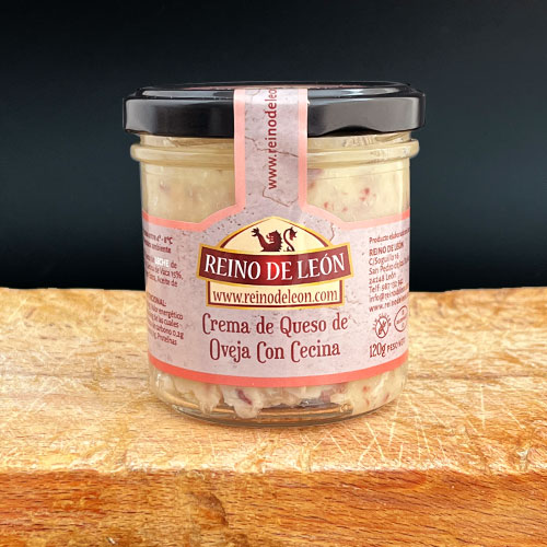 Crema de Queso de Oveja con Cecina de León  120 g