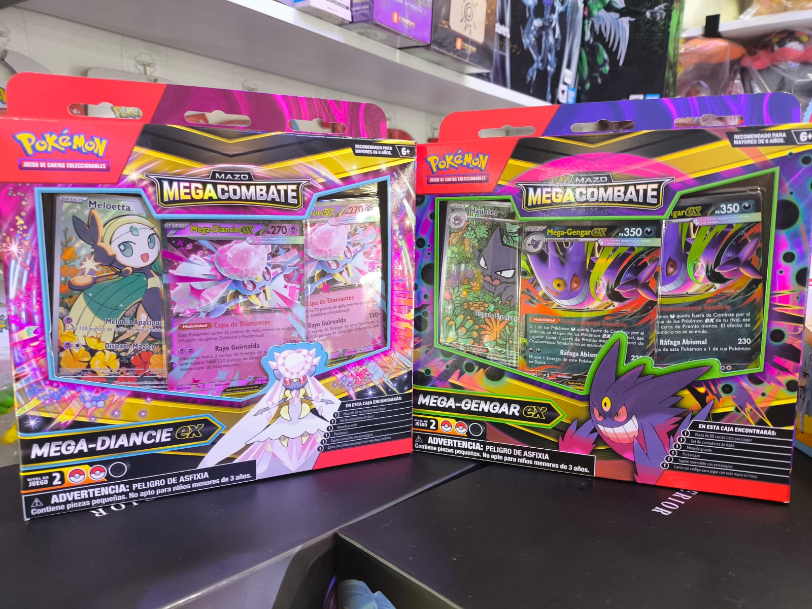 Par Decks Megacombate Diancie y Gengar