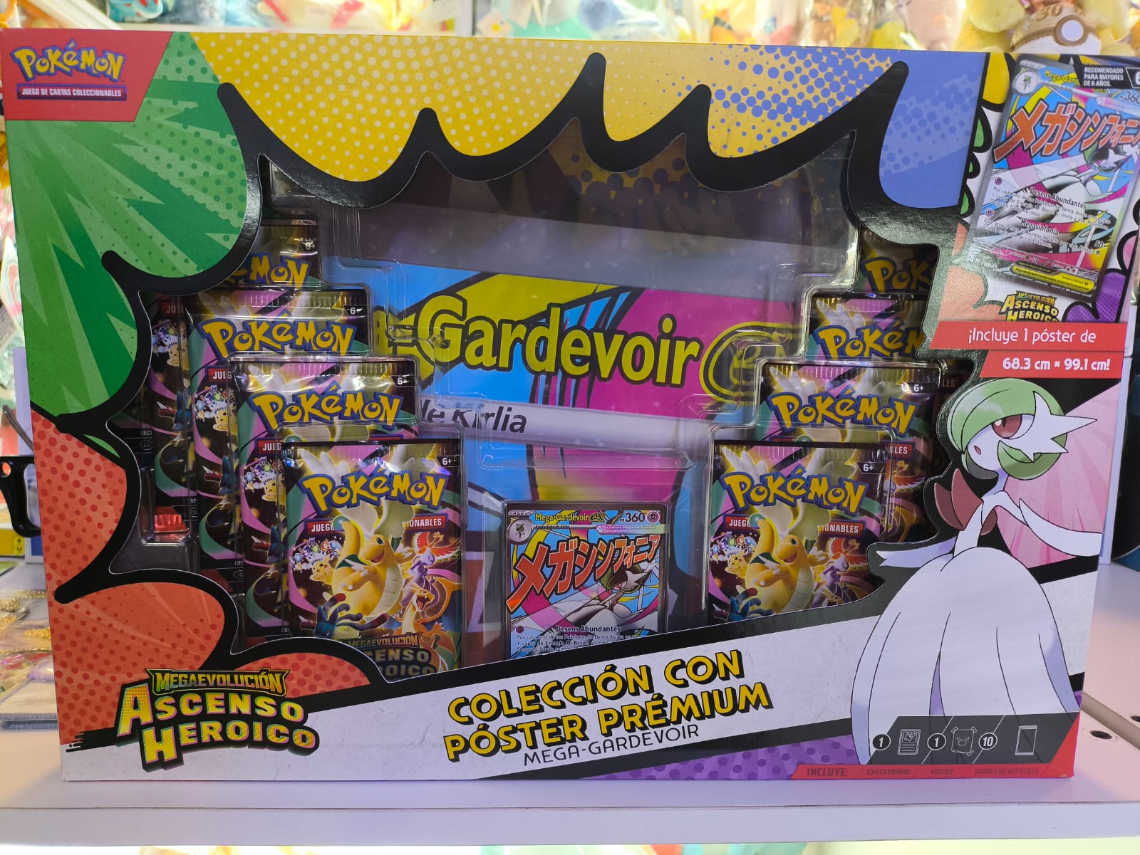 Coleccion con Poster Premium Mega-Gardevoir