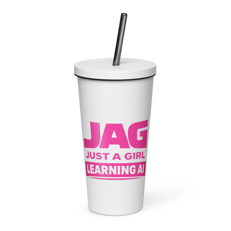 JAG (Girl) Tumbler With Straw