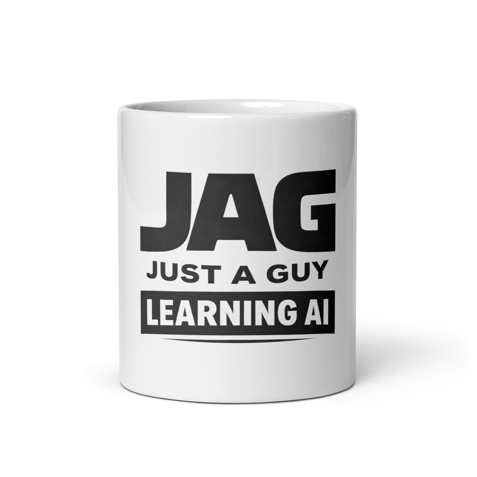 JAG (Guy) White Glossy Mug