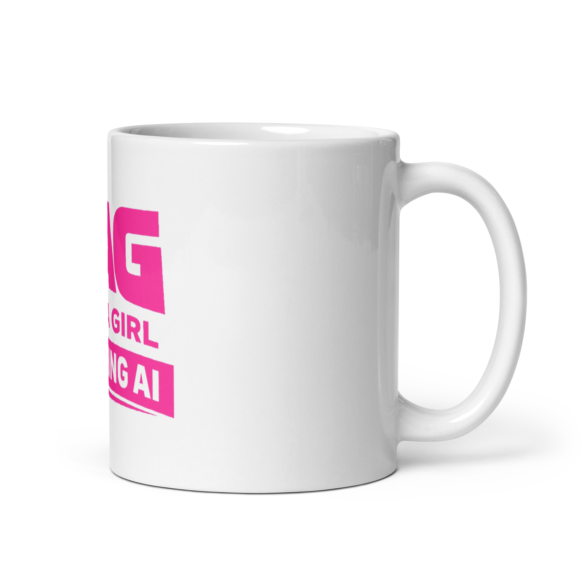 JAG (Girl) White Glossy Mug