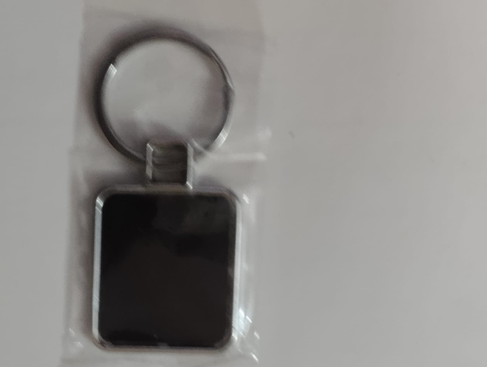 Square Metal Keychain