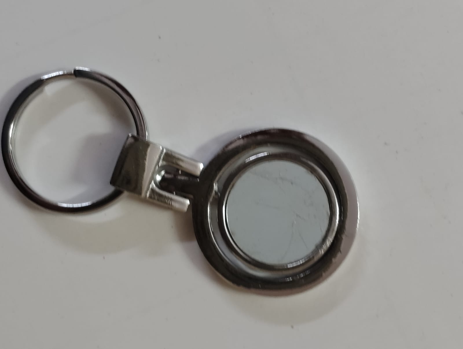 Round Metal Keychain