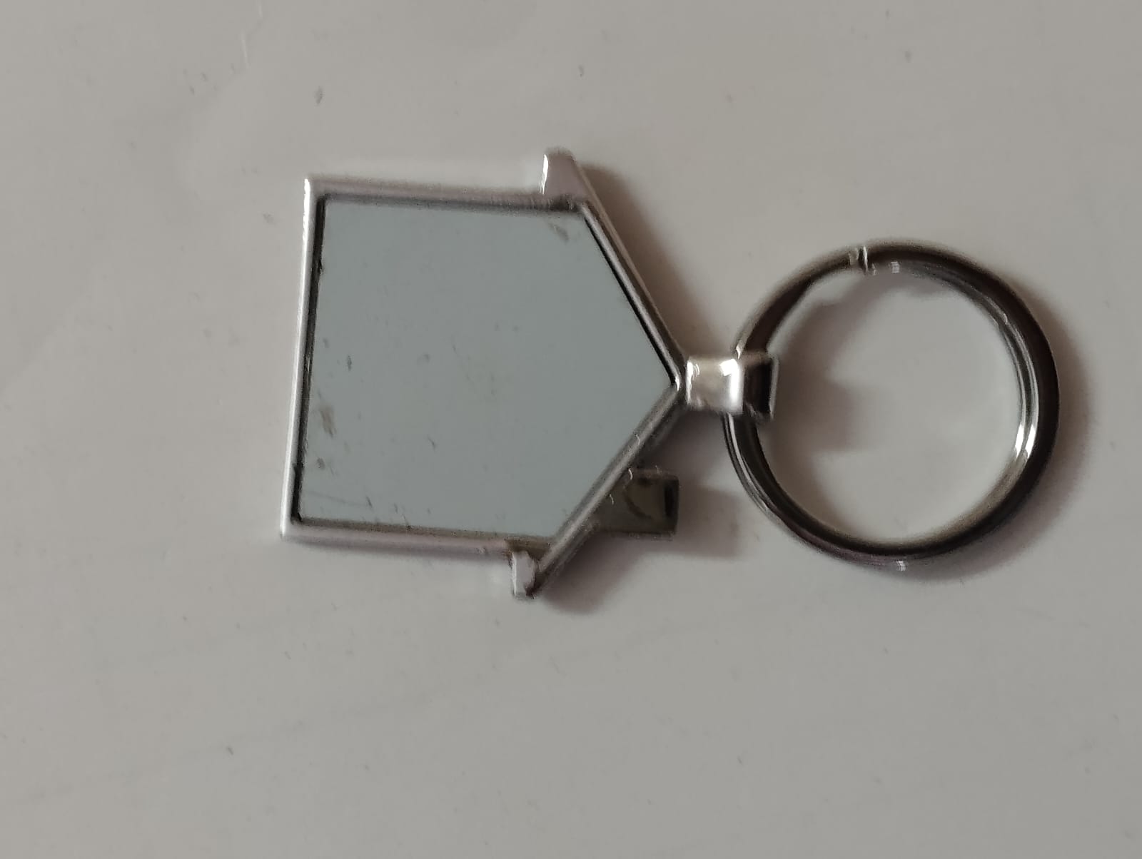 Arrow-Shaped Metal Keychain