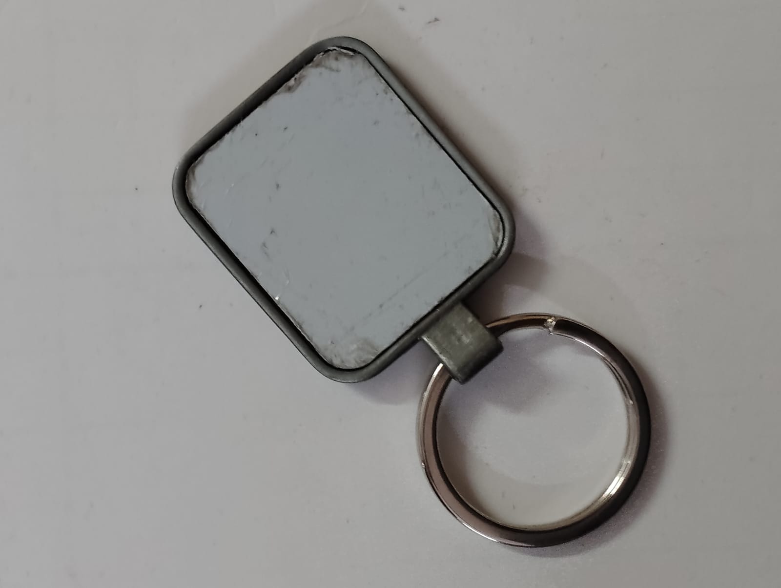 Square Metallic Keychain