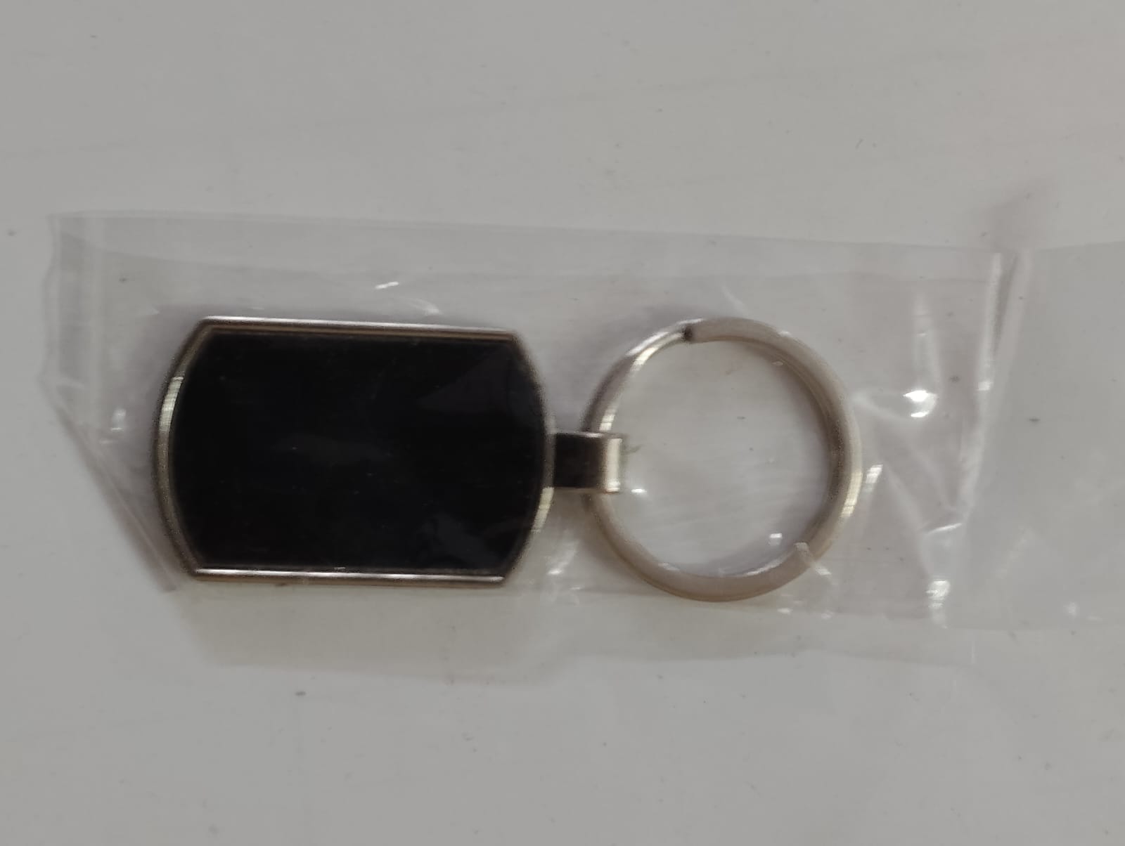 Metal Black Keychain