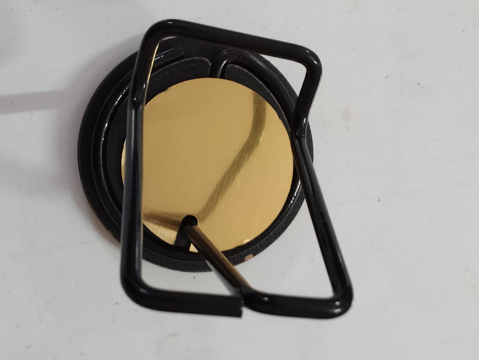 Gold Finish Table Mirror