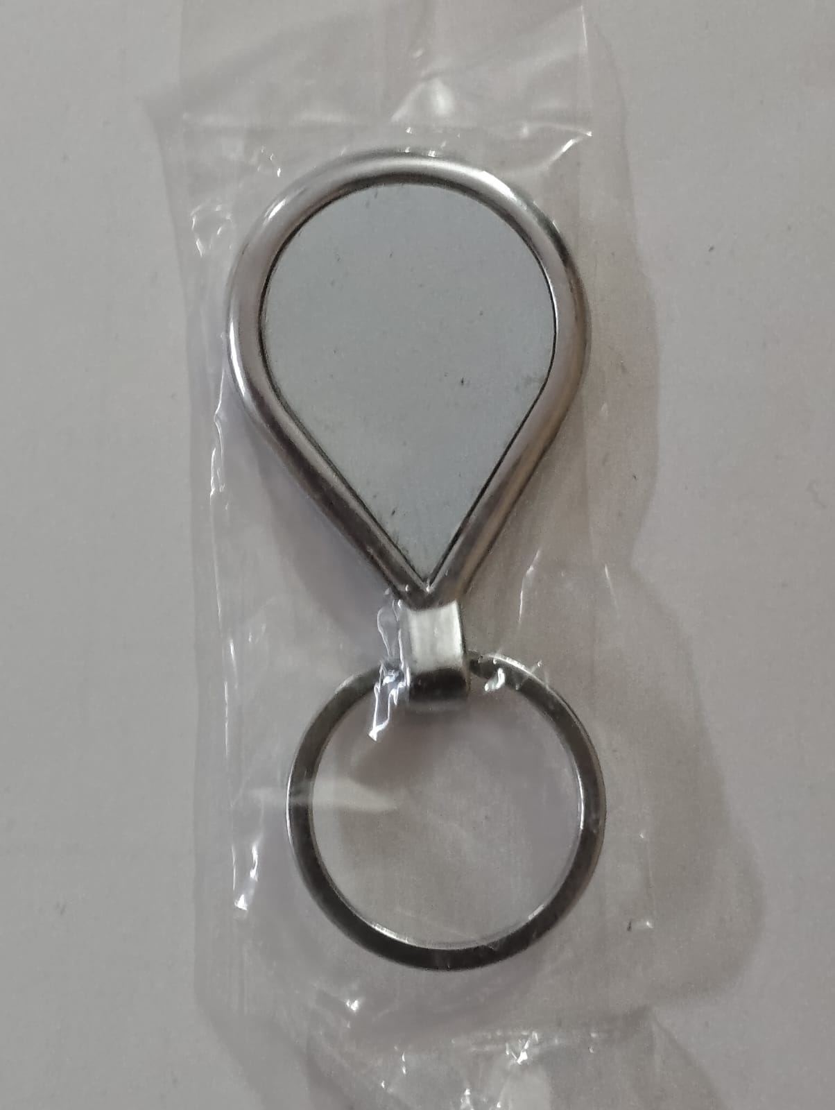 Metal Teardrop Keychain
