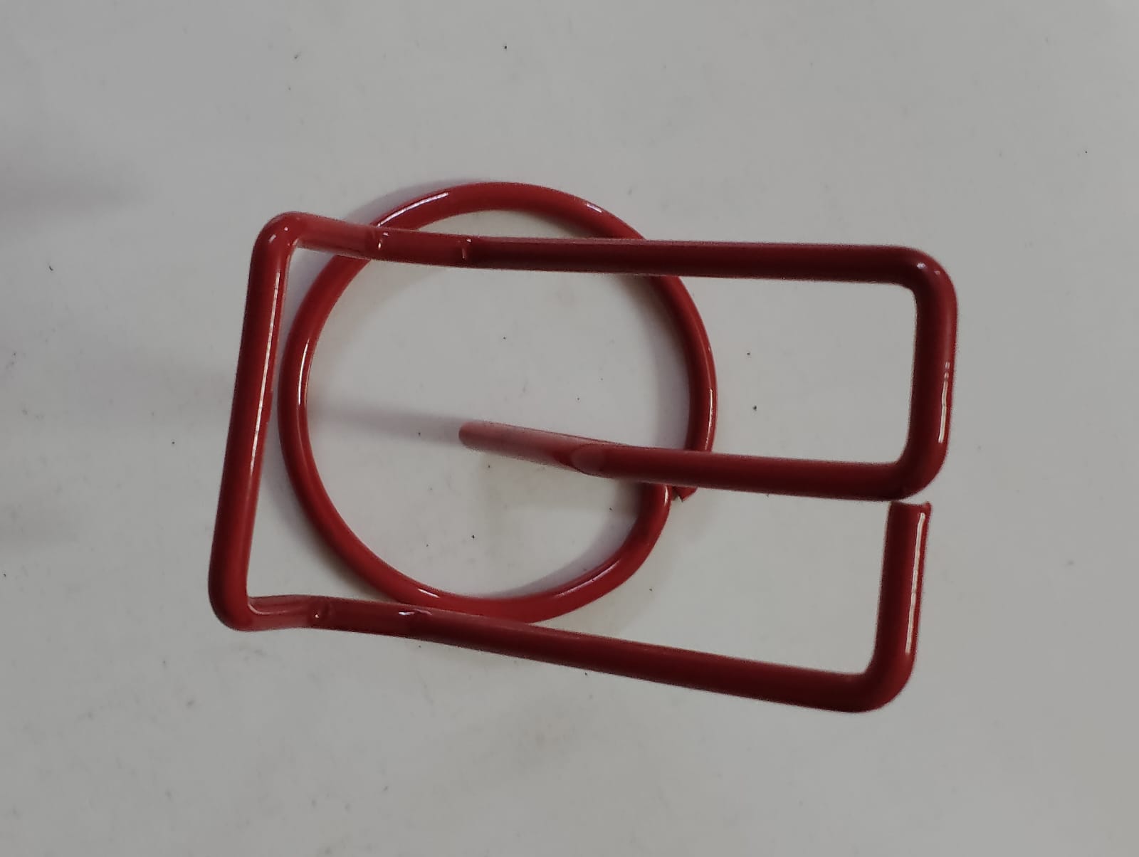 Red Metal Bottle Holder
