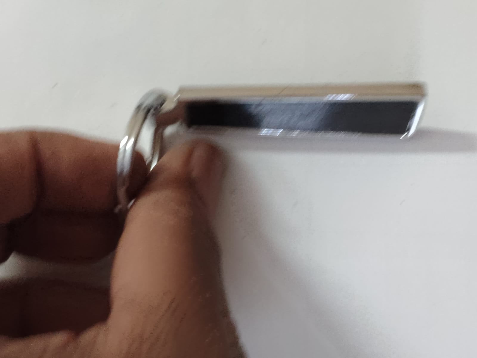 Sleek Metal Keychain