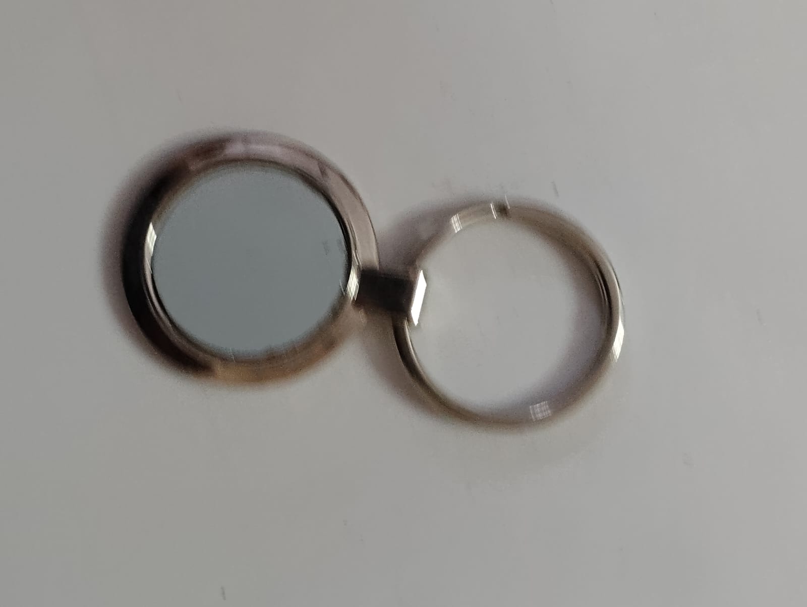 Round Keychain Mirror