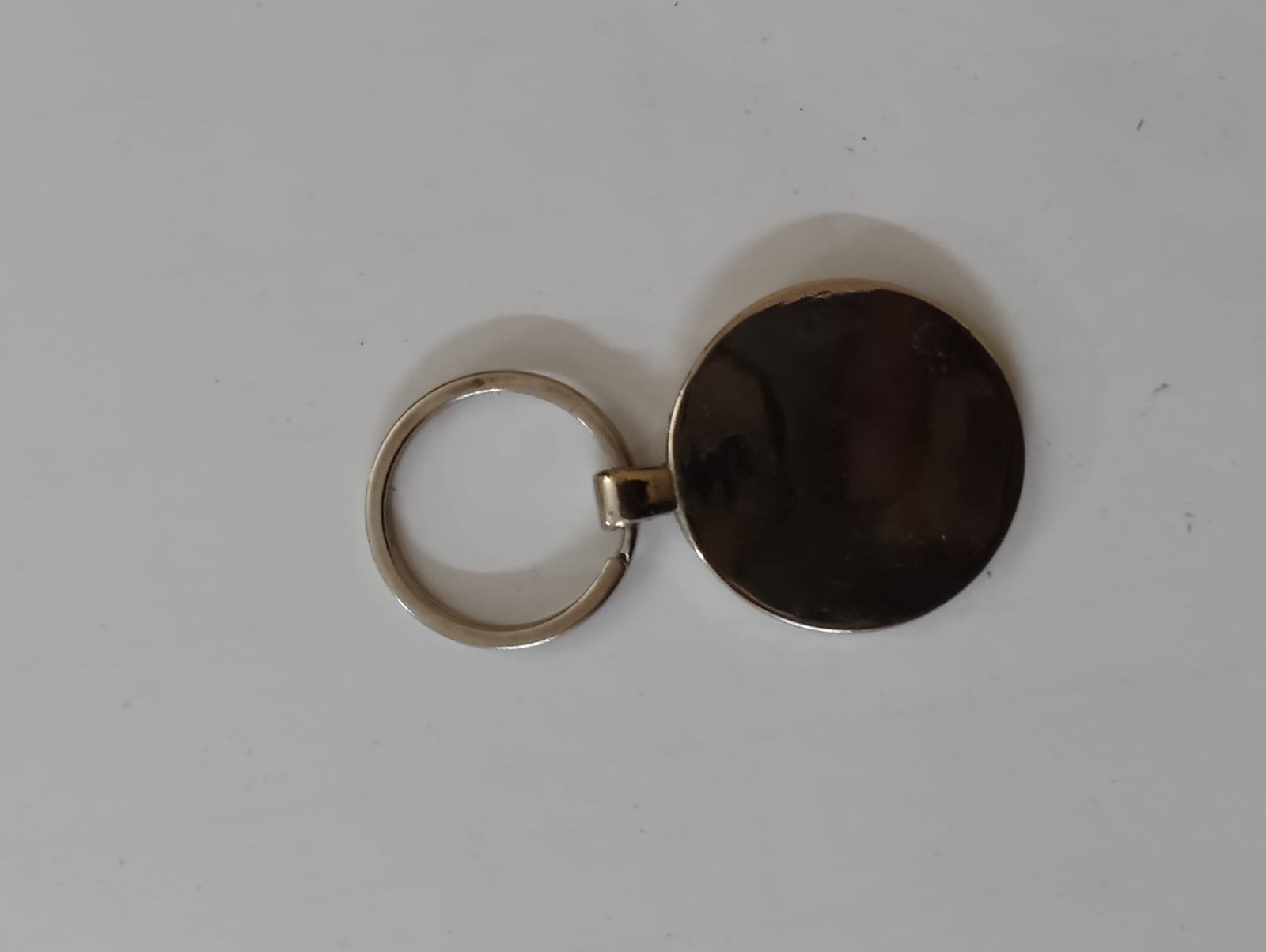 Round Metal Keychain