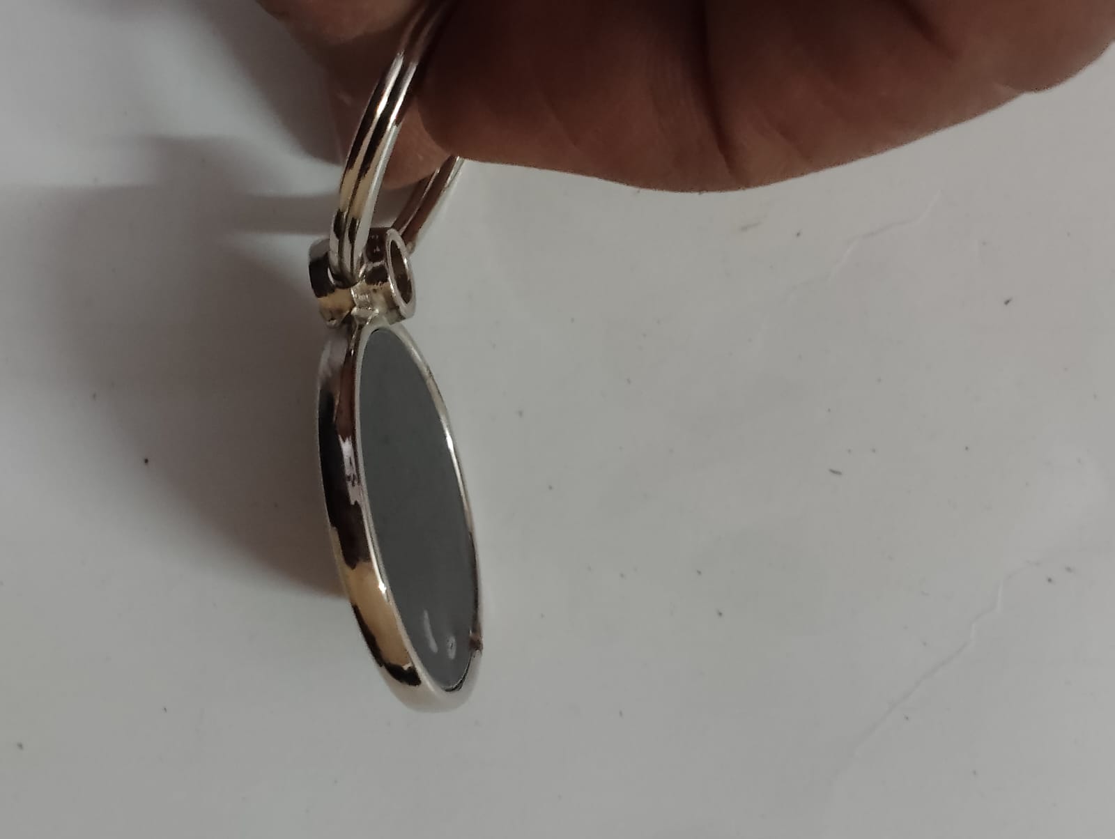 Silver Metal Keychain