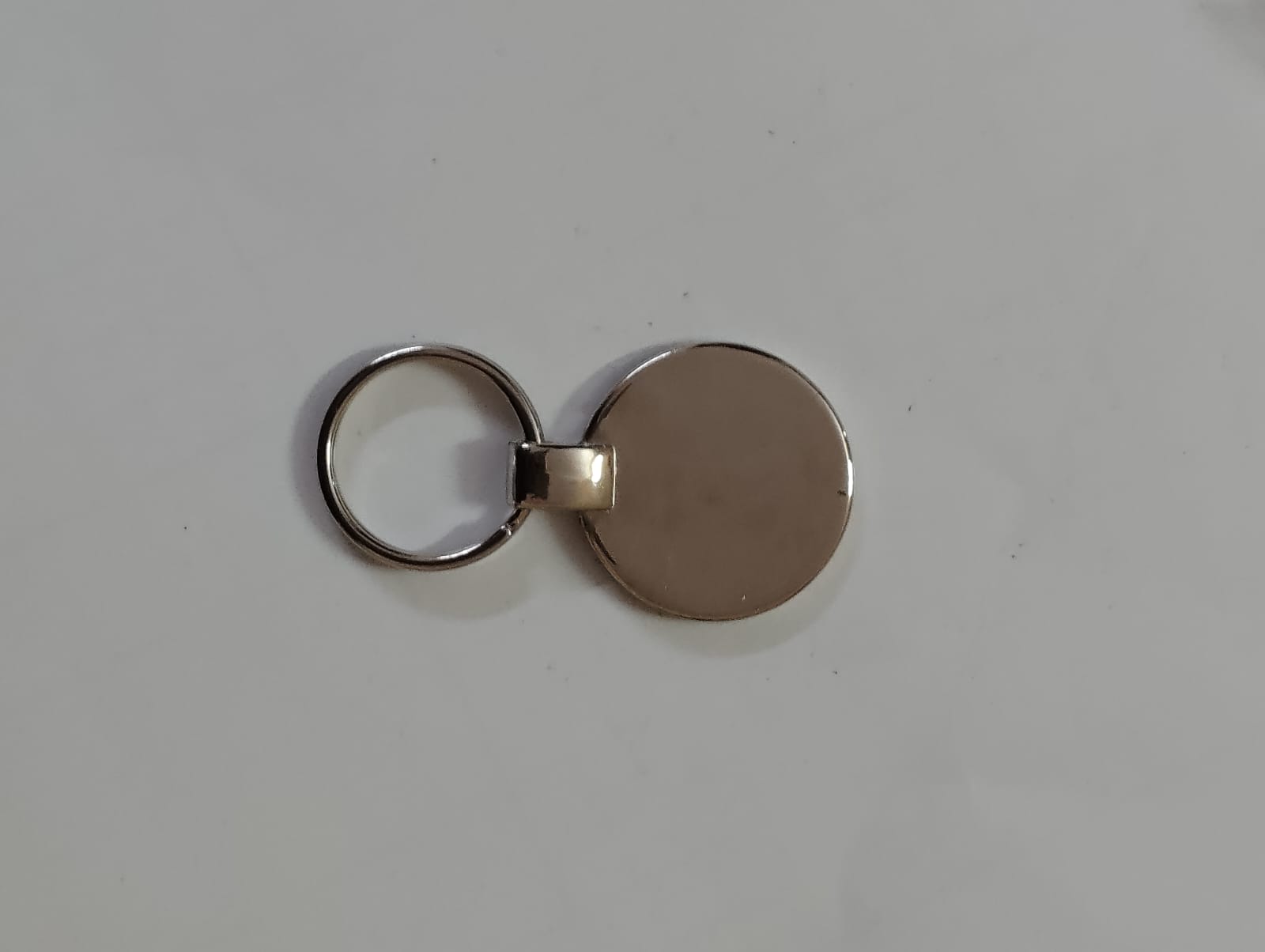 Round Metal Keychain