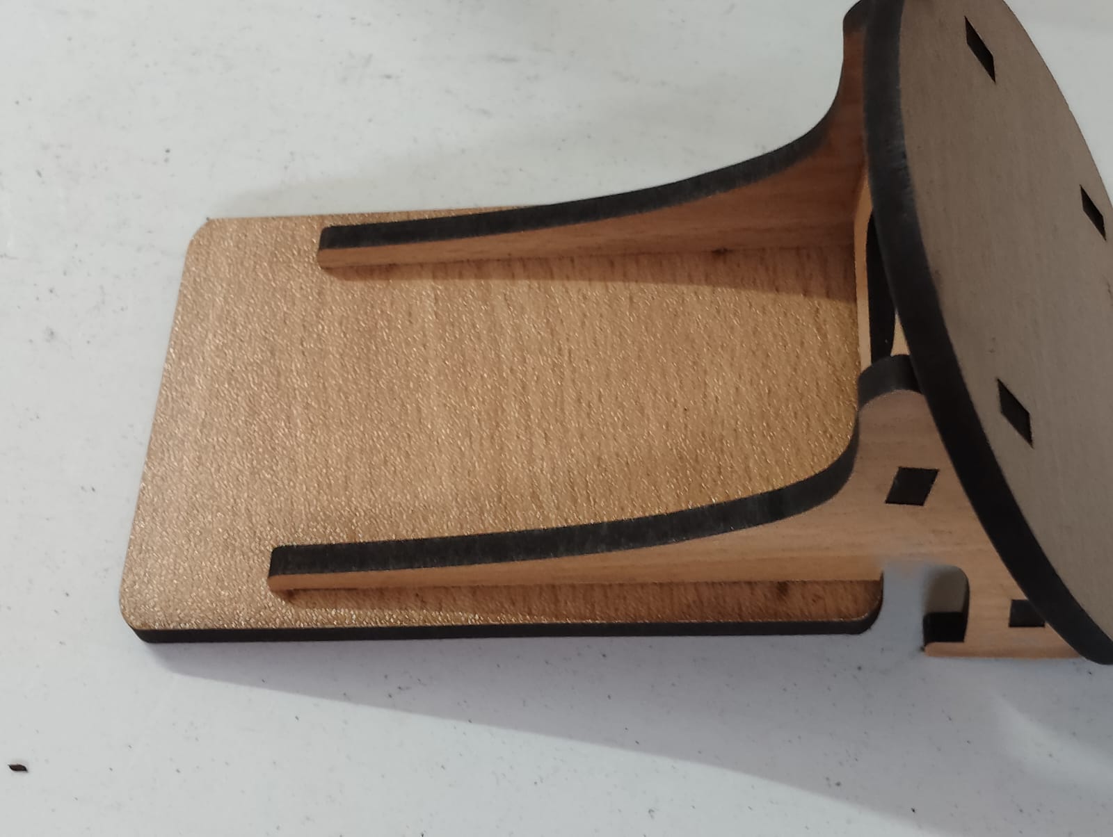 Wooden Mobile Stand