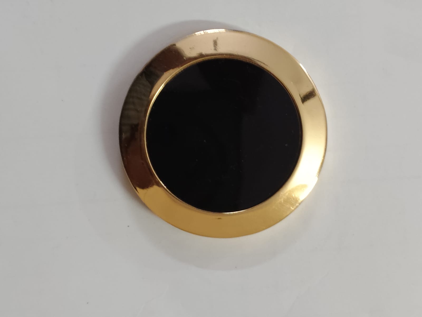 Elegant Gold-Black Coaster