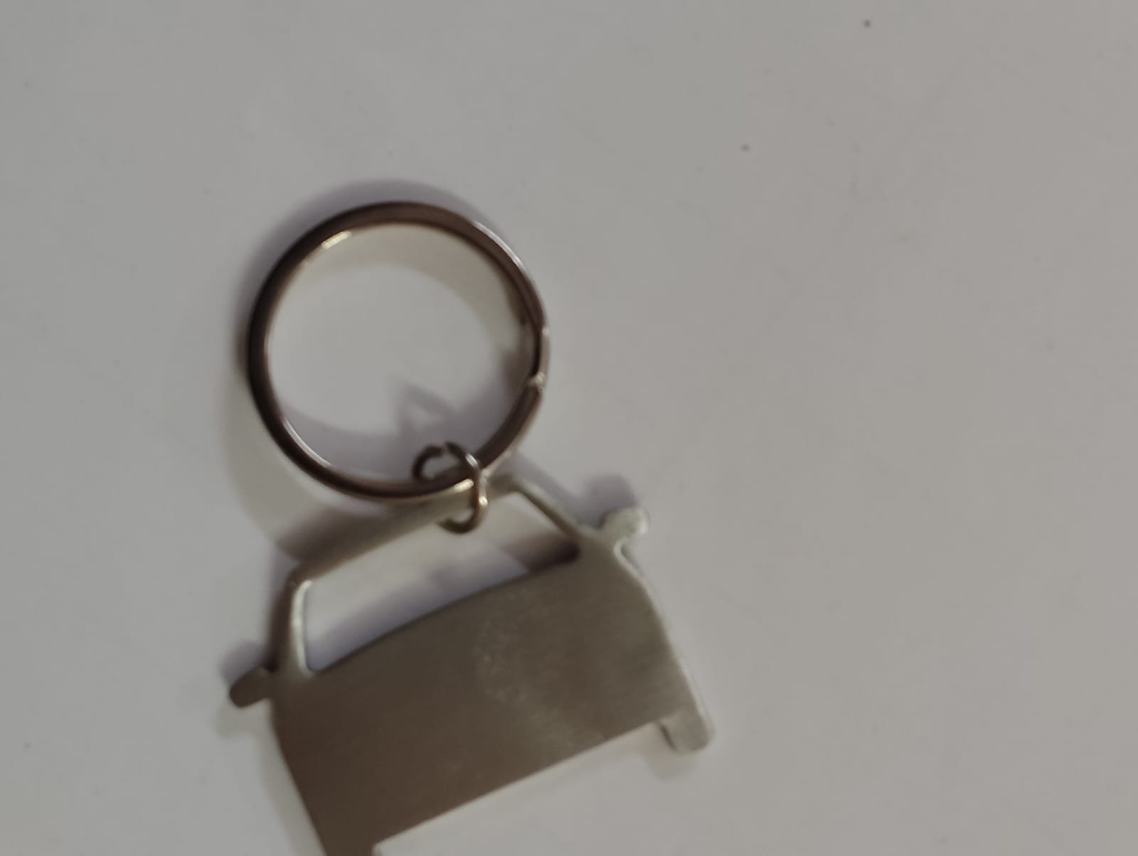 Car Shape Metal Keychain