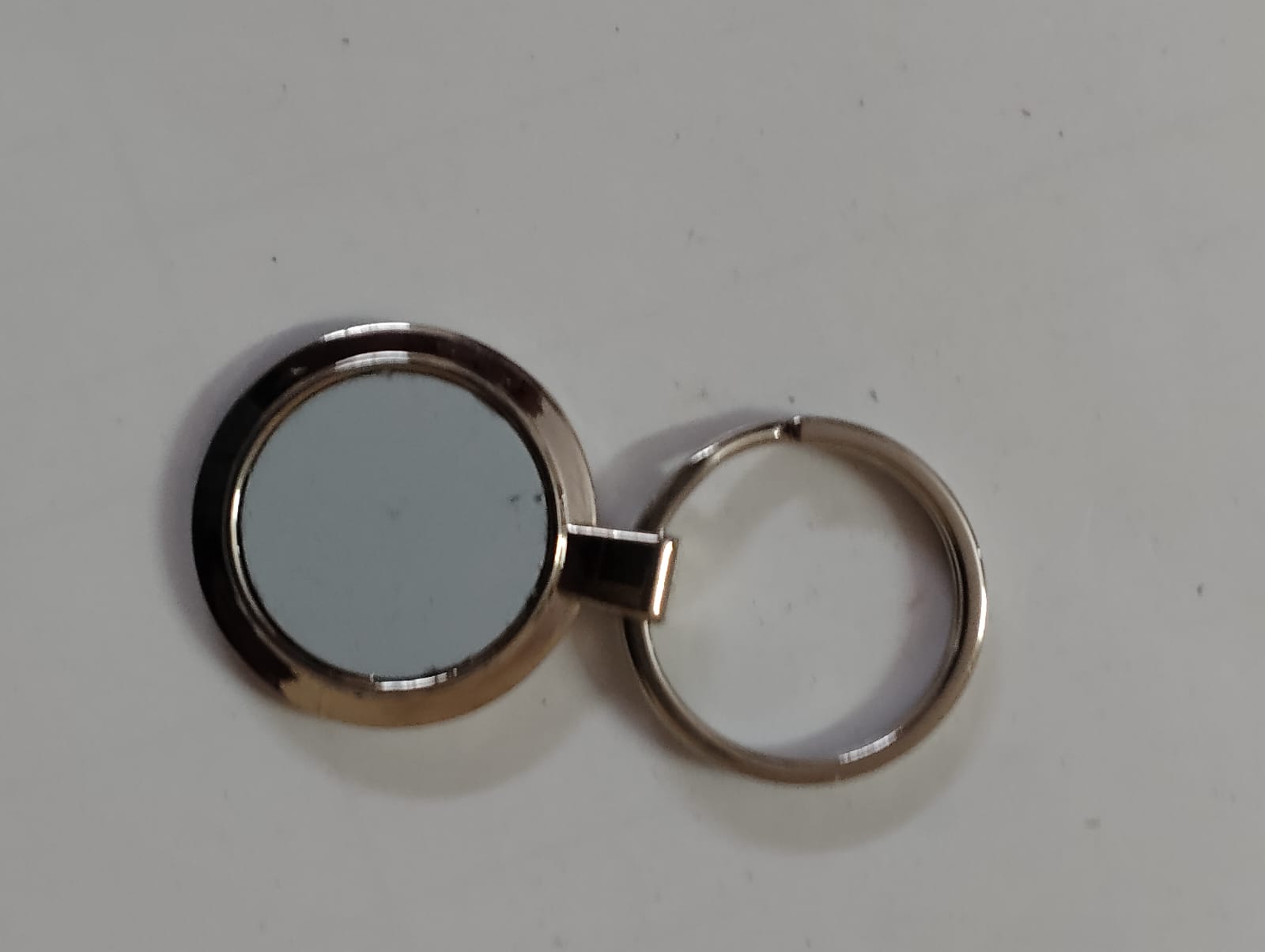 Round Metal Keychain
