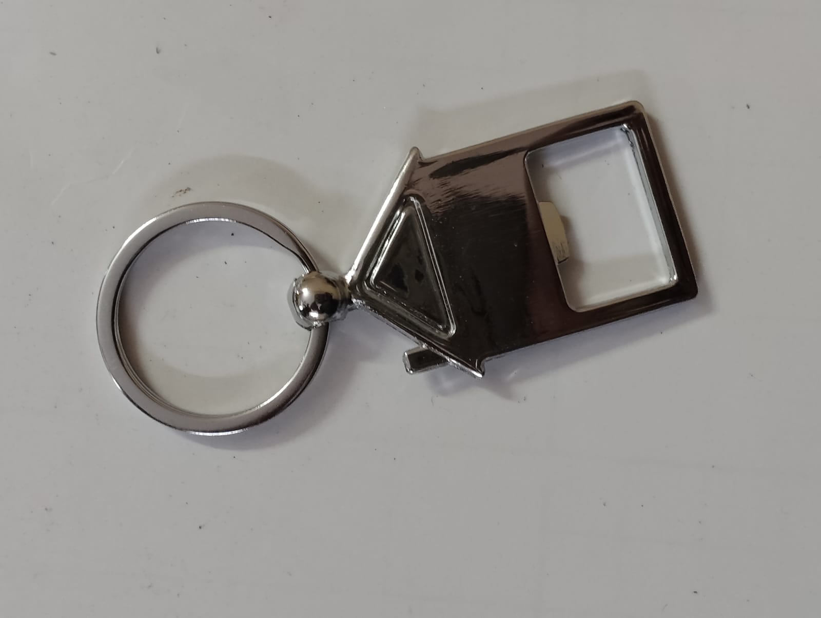 Metal House Keychain