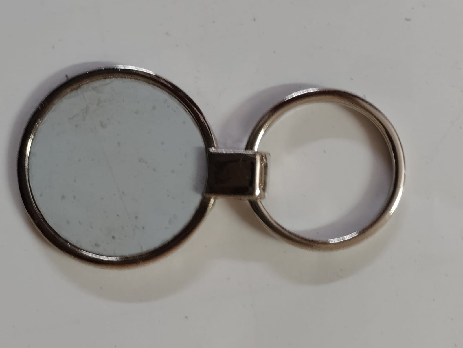 Metal Mirror Keychain